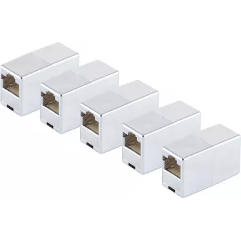 Adapter ShiverPeaks 71220-8M-SET5 modular patch connector Cat 5, 8-position RJ45