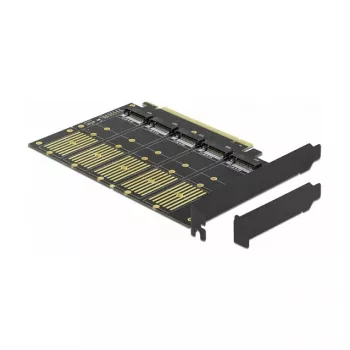 DeLOCK PCI Express x16 Card to 5 x internal M.2 Key B / SATA