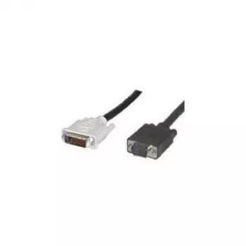 Microconnect 50990 video cable adapter 2 m DVI-I VGA (D-Sub) Black