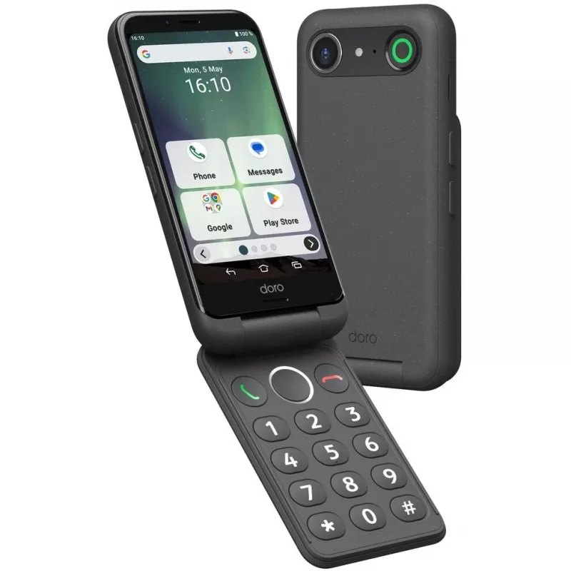 Smartphone Doro Aurora A20 4.5 inch 4GB 64GB Black