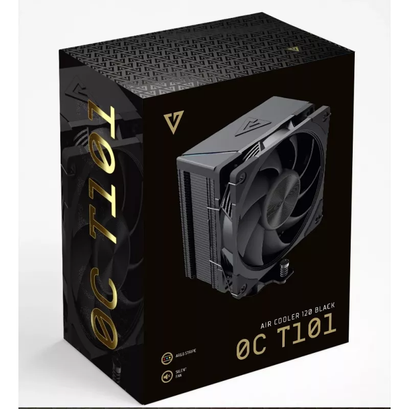 MODECOM Volcano 0C T101 Processor Air cooler 12 cm Black