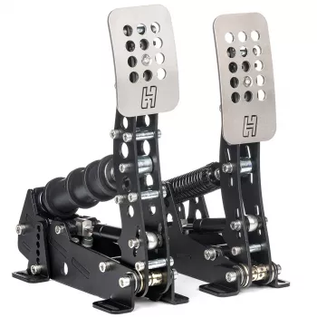 Pedal Set Heusinkveld Ultimate+ 2 — load cell brake, adjustable pedals, black