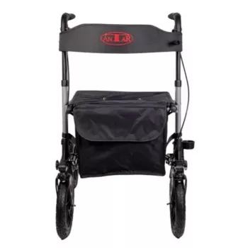 Walker (rollator) ANTAR AT51036 — black, 27.9 cm (11 inch) seat height, 9 kg, max load 136 kg, width 870 mm, depth 630 mm