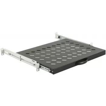 Rack shelf LOGON RAS605BL Black 30 kg capacity 19 inch