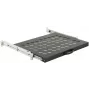 Rack shelf LOGON RAS605BL Black 30 kg capacity 19 inch