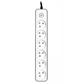 TRACER Power Strip Zebra 1.5 m 6 sockets