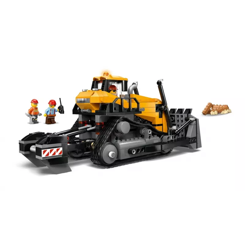 Toy construction bulldozer LEGO 60466, City series, 682 pieces, 3 minifigures, recommended age 8+, size 120×240×130 mm