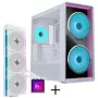 Lian Li LANCOOL 217 INF PC-Enclosure Bundle + HydroShift II LCD-S 360TL AiO - White