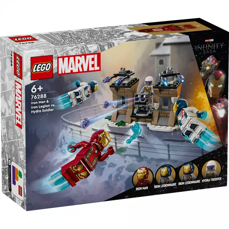 Construction toy LEGO set 76288 Marvel Super Heroes Iron Man Iron Legion HYDRA Soldier, minifigure, buildable model
