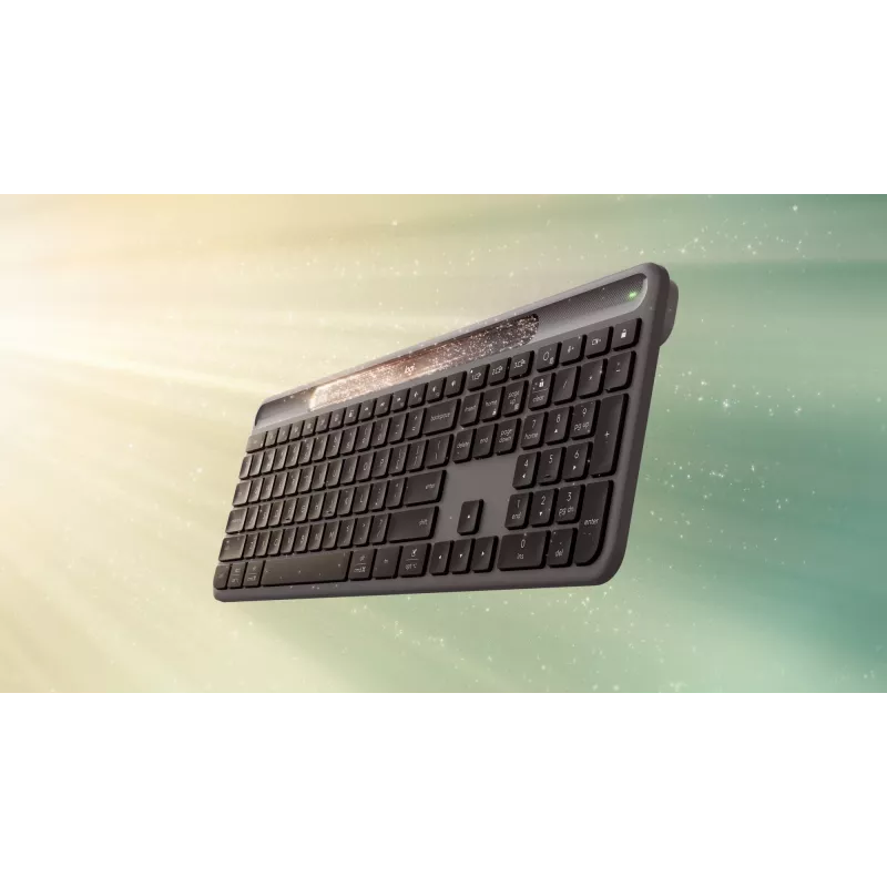 Logitech Signature Slim Solar+ K980 wireless keyboard, graphite, US layout