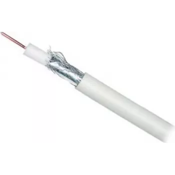 Coaxial SAT Cable ShiverPeaks 81410-48SALUSTAKU RG6 U double-shielded CCS, attenuation >80 dB