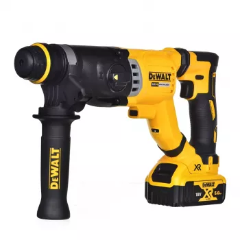 18V XR Brushless Rotary Hammer 1x5.0Ah Battery; 3j; 28mm