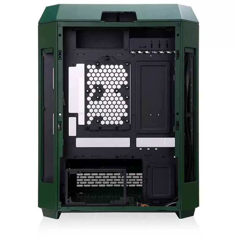 The Tower 600 , Tower-Enclosure Dark Green, Tempered Glass x 3