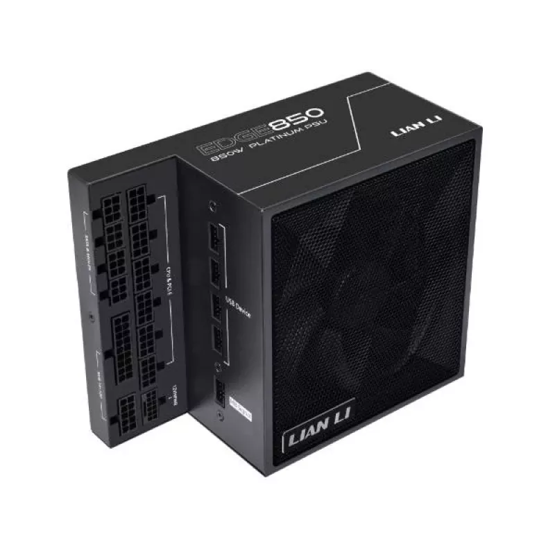 Lian Li EDGE EG1300 1300W Power Supply, 80 PLUS Platinum, ATX 3.1, PCIe 5.1, Black