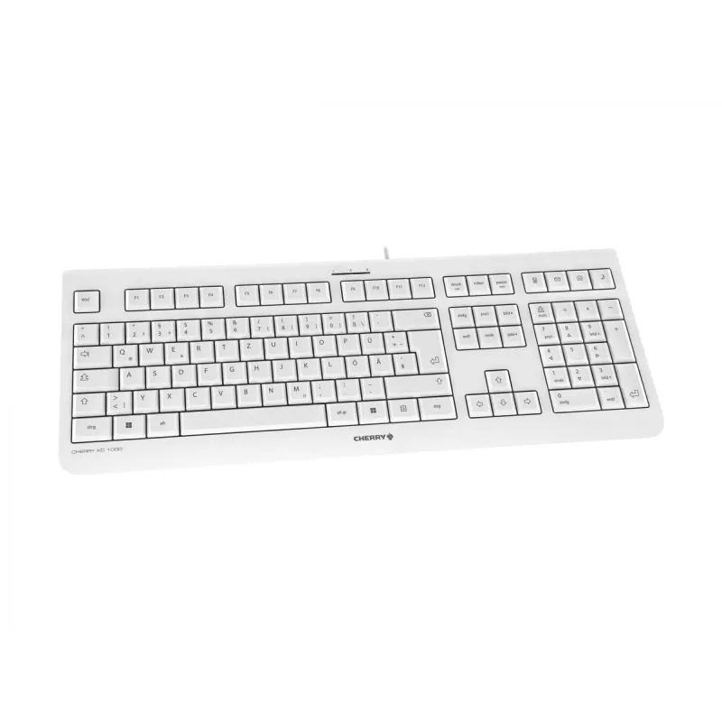 CHERRY KC 1000 keyboard Office USB QWERTZ German Grey