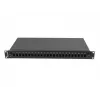 Lanberg 19 inch 1U Sliding Fiber Optic Patch Panel 24xSC Simplex/24xLC Duplex Black with Accessories