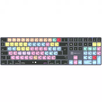 Keyboard LogicKeyboard LKB-PT-TM — Full-size (100%) Bluetooth QWERTZ German, Titanium Grey