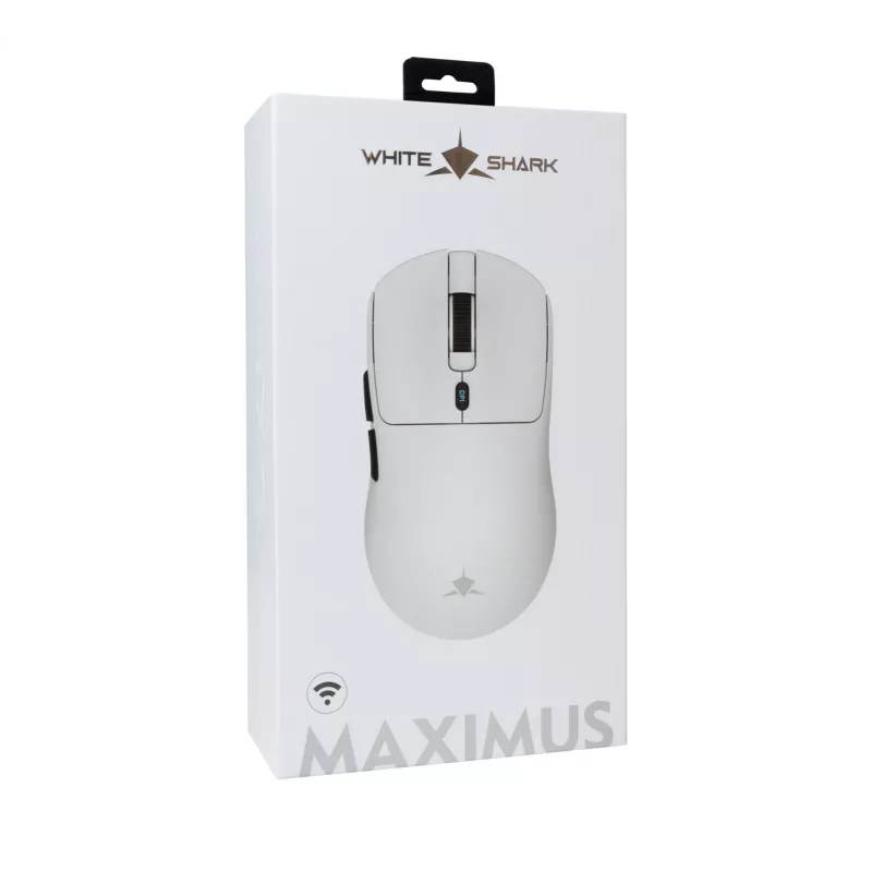 Mouse White Shark GM-9010 MAXIMUS White USB