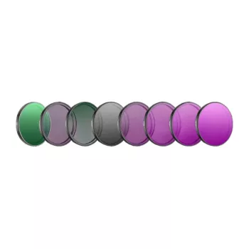 Filter Set for DJI Action 6 (CPL/MCUV/ND8/16/32/64/Light Pollution LPR/Black Mist 1/4)