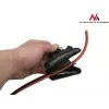 Cable organiser sleeve MACLEAN 2 m × 25 mm, elastic polypropylene, wire protection