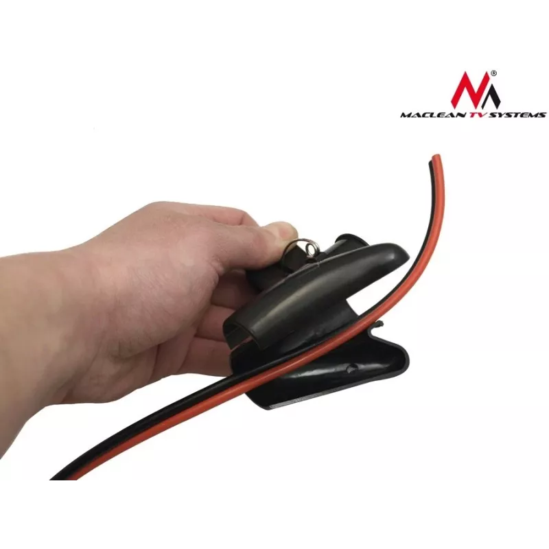 Cable organiser sleeve MACLEAN 2 m × 25 mm, elastic polypropylene, wire protection