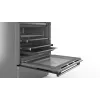 Bosch Cooker HLS79Y351U Series 6 Hob type Induction, Oven type Electric, Stainless Steel, Width 60 cm, Grilling, LCD, 63 L, Depth 60 cm