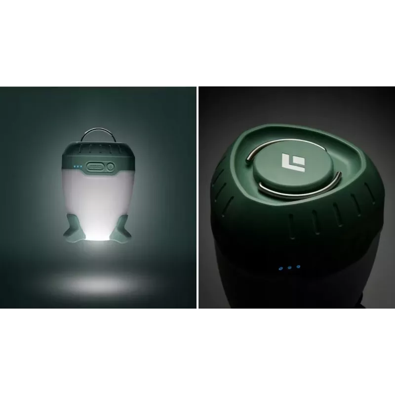 Camping Lantern Black Diamond Orbit­er 450 — LED, 450 lm, 2000 mAh, IPX4, hanger hook & magnetic mount