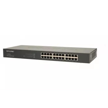TP-Link 24-Port Gigabit Rackmount Network Switch, Unmanaged, Gigabit Ethernet (10/100/1000), Full duplex, Rack mounting, 1U