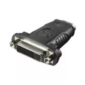 Wentronic Goobay HDMI™ / DVI-I Adapter, HDMI Standard-Socket (Type A), Black - 19-pol. HDMI™-Socket > DVI (24+5) Socket (60752)