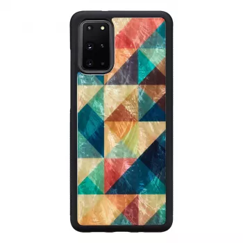 Protective phone case iKins for Samsung Galaxy S20+ mosaic black
