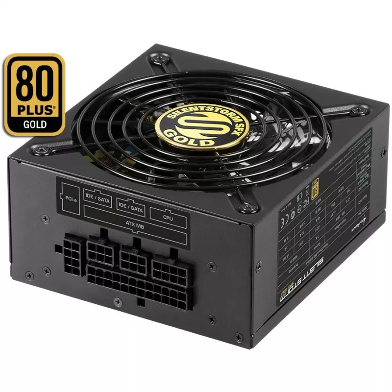 Sharkoon SilentStorm SFX 500 Gold Power Supply (Internal) 80 PLUS Gold AC 100-240 V 500 Watt