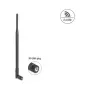 Omni-directional WiFi Antenna DELOCK 2.4 GHz RP‑SMA plug 7 dBi with tilt joint, black, 290 mm