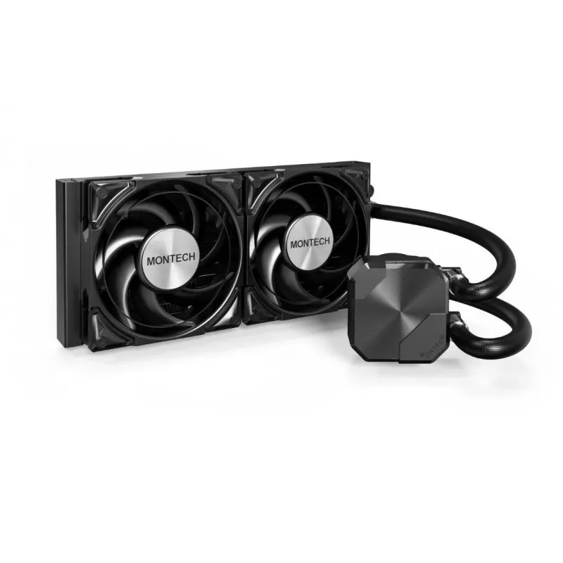 Montech HyperFlow Silent 240 Processor All-in-one liquid cooler 12 cm Black 1 pc(s)