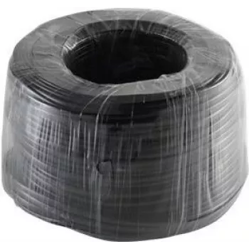 Telephone cable ShiverPeaks TC 76106 4‑wire flat 100 m black