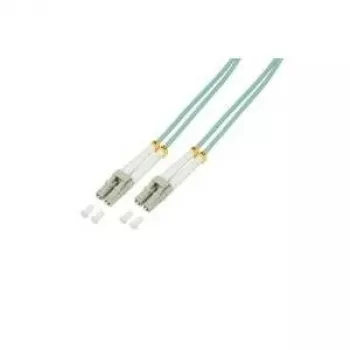Logilink - Patch-Cable - LC Multi-Mode (M) - LC Multi-Mode (M) - 15 m - Fibre Optic - 50/125 micrometre - OM3 - Halogen-Free - aquamarine (FP3LC15)
