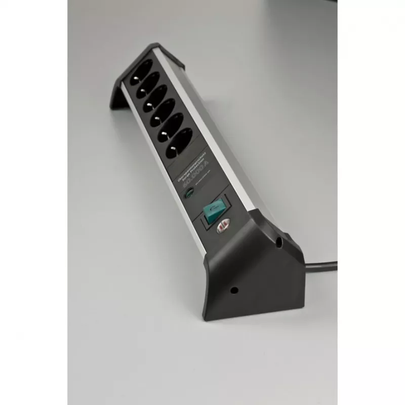 Power Extension Brennenstuhl 1391020600 3m 6 AC Outlets Indoor Black Silver
