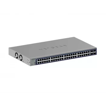 Managed Gigabit Ethernet Switch Netgear GS752TX, 48x RJ-45 10/100/1000, 10G support, 1U rack, grey