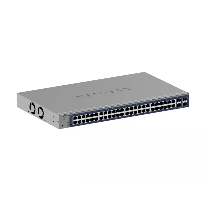 Managed Gigabit Ethernet Switch Netgear GS752TX, 48x RJ-45 10/100/1000, 10G support, 1U rack, grey