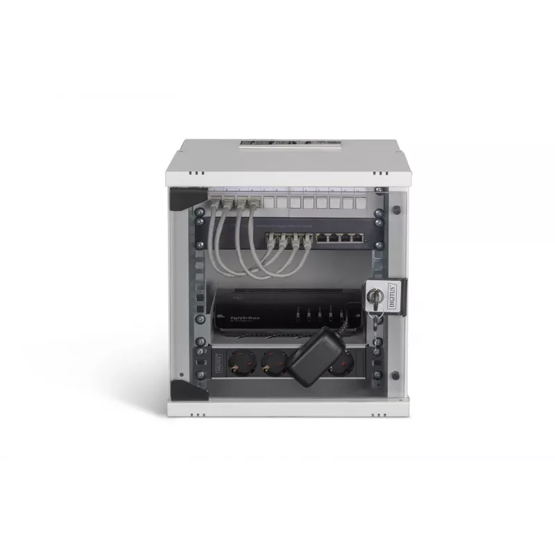 Digitus SOHO Pro network set, 254 mm (10) - 6U, 315 x 300 mm (W x D)