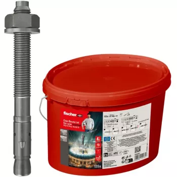 Stainless steel bolt anchor FISCHER FAZ II Plus 10/20 R — 135 pieces, bucket