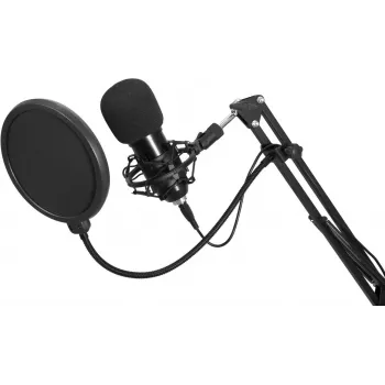 Wired USB Microphone Omnitronic BMS-1C with Spider Mount