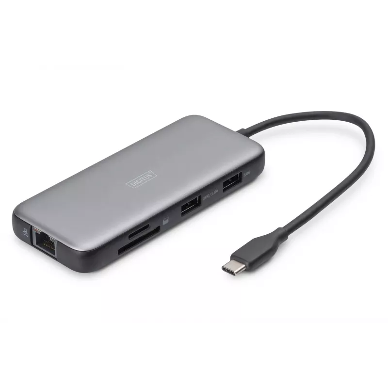 USB-C docking station Digitus DA-70915 8-port 100W Power Delivery
