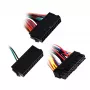Power supply adapter SILVERSTONE SST-PP10 — dual 24-pin to single 24-pin cable adapter