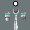 Socket set Wera Zyklop A 1/4 inch black/green, 9 pieces