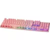 Deltaco GAM-021-RGB-P-DE - full size (100%) - USB - membrane key switch - QWERTZ - Pink