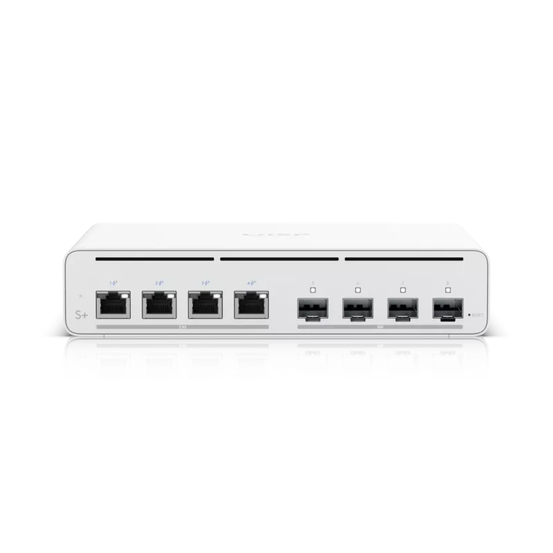 UniFi UISP Switch Plus - Switch - managed - 4 x 2.5GBase-T + 4 x 10Gb Ethernet S