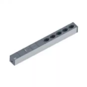 Bachmann 19 inch IT Basic PDU 5 AC outlets 1U Type J 2m cable