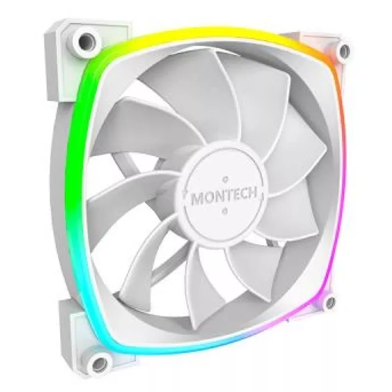 Montech RX120 PWM Computer case Fan 12 cm White 3 pc(s)