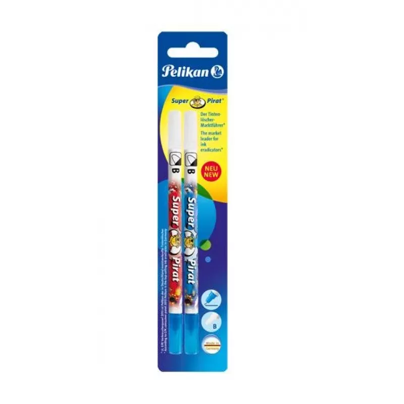 Eraser Pelikan Super-Pirat F/B Multicolour 2 pcs