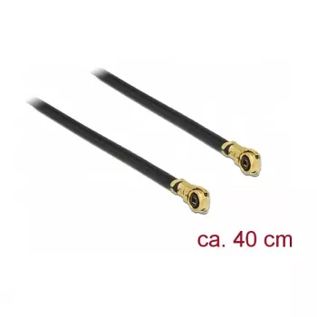Coaxial Cable DeLOCK 89645 0.4m MHF IV HSC MXHP32 Black Gold